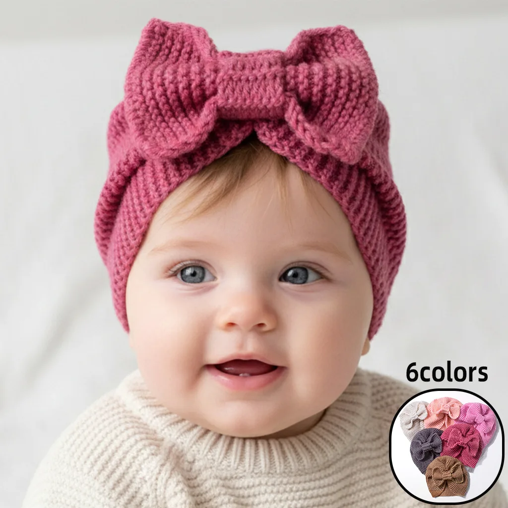 New Style Baby Hat With Solid Color And Bowknot, Autumn And Winter Nweborn Baby Warm Comfortable Kids Pull-Over Hat
New Style Baby Hat With Solid Color And Bowknot, Autumn And Winter Nweborn Baby Warm Comfortable Kids Pull-Over Hat