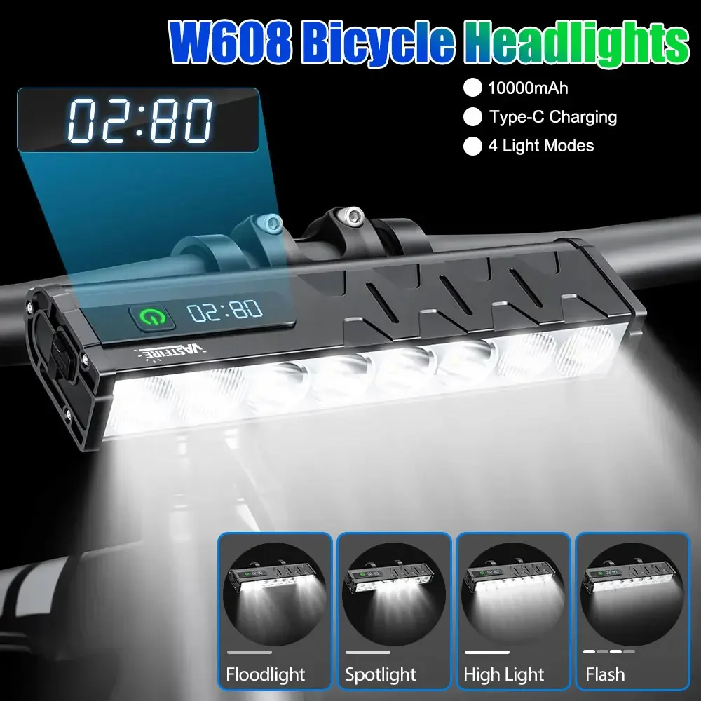 Фонарик для велосипеда, 10000 лм, 10000 мАч 
Фонарик для велосипеда, 10000 лм, 10000 мАч