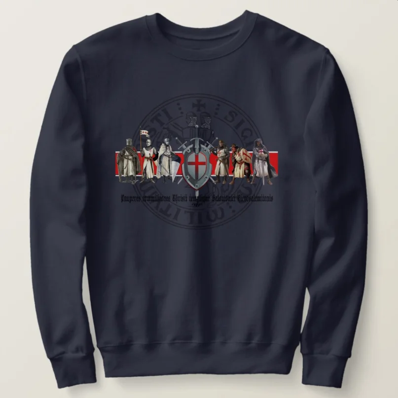 Hot Sale Knights Templar Brothers Seal Sweatshirts New 100% Cotton Comfortable Casual Mens Clothing Fashion Streetwear
Hot Sale Knights Templar Brothers Seal Sweatshirts New 100% Cotton Comfortable Casual Mens Clothing Fashion Streetwear