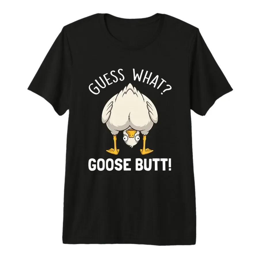Guess What Goose Butt Goose Lover Funny Goose Meme T-shirt For Men Women 100% Cotton T Shirts Short Sleeve Tops 0501-1
Guess What Goose Butt Goose Lover Funny Goose Meme T-shirt For Men Women 100% Cotton T Shirts Short Sleeve Tops 0501-1