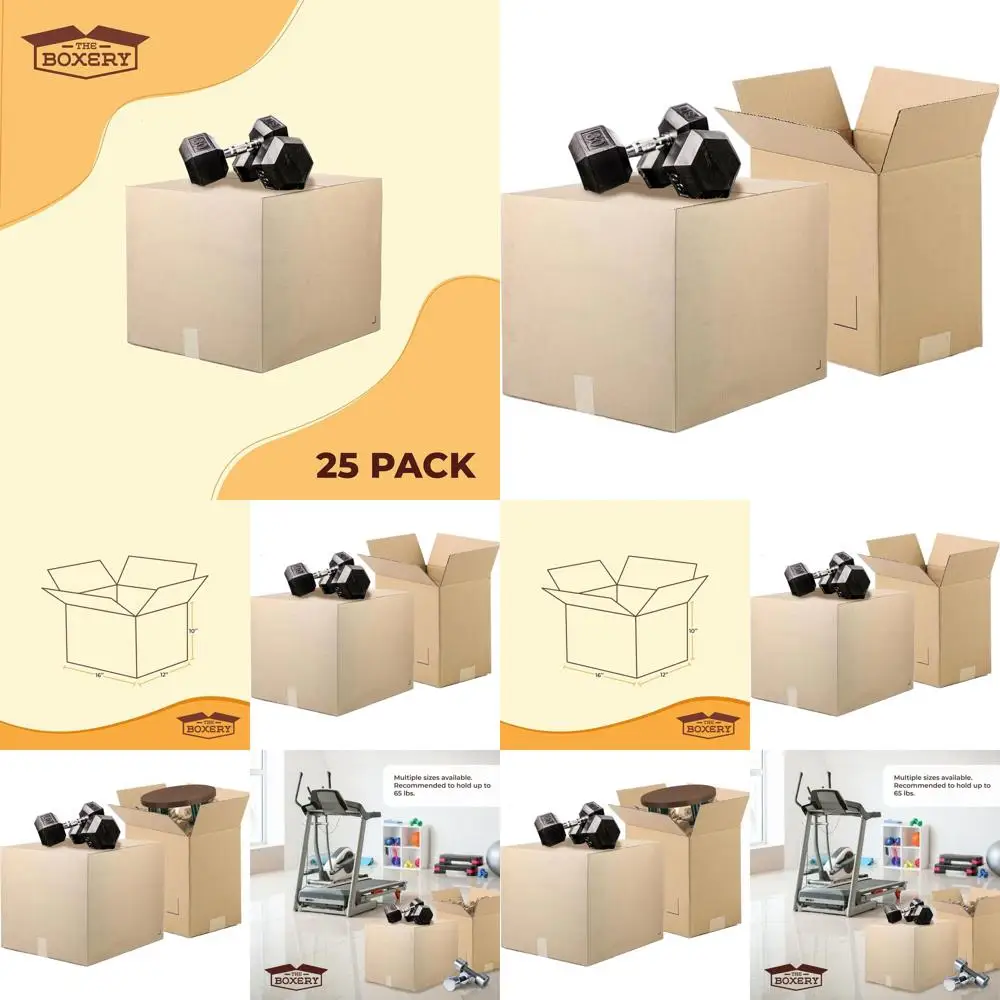 25-Pack Heavy Duty 16x12x10 Inches Book Storage Boxes
25-Pack Heavy Duty 16x12x10 Inches Book Storage Boxes
