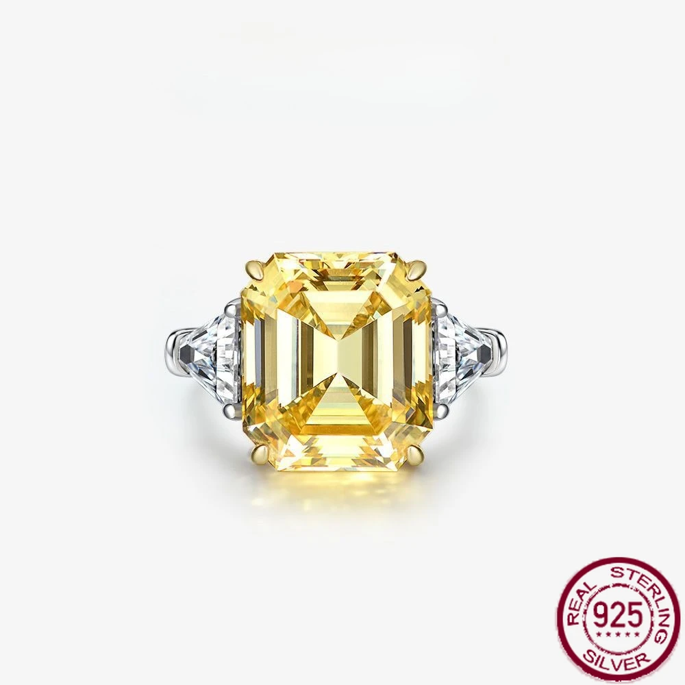 New S925 Live Same Style 12 Carat Pagoda Cutting 14 * 16 High Carbon Diamond Ring, High end Luxury Ring, Engagement Jewelry
New S925 Live Same Style 12 Carat Pagoda Cutting 14 * 16 High Carbon Diamond Ring, High end Luxury Ring, Engagement Jewelry