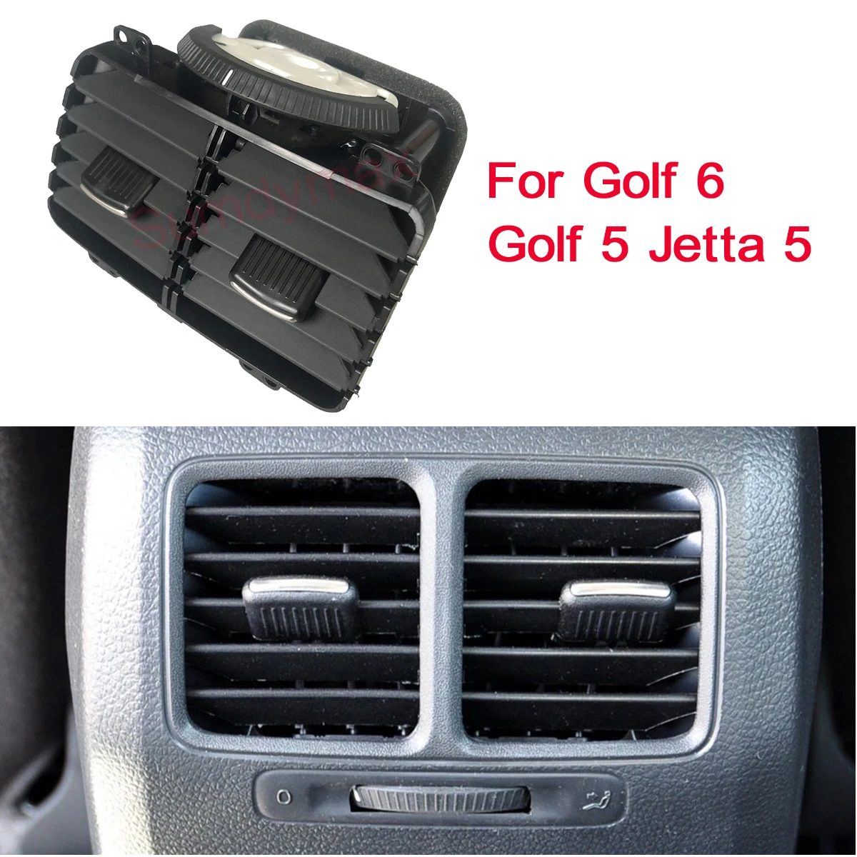 1KD819203 1K0819203A Automotive Air Conditioning Outlet Double Hole Black For VW Jetta Golf Gti MK5 Rabbit Car Replacement Parts
1KD819203 1K0819203A Automotive Air Conditioning Outlet Double Hole Black For VW Jetta Golf Gti MK5 Rabbit Car Replacement Parts