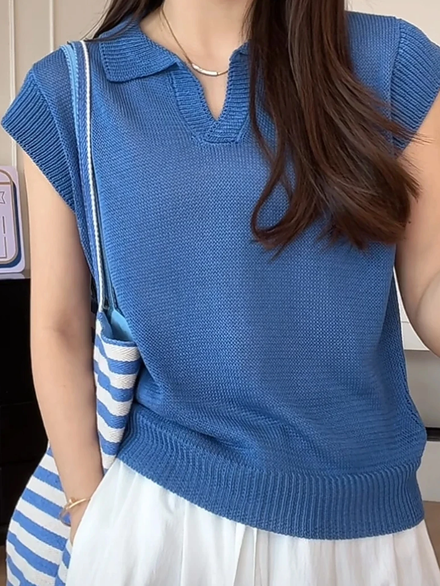 Summer Knitwear Loose Casual ort Sve Overhead Faionable Top Slimming Sle Versatile Color Lazy Trend for Women
Summer Knitwear Loose Casual ort Sve Overhead Faionable Top Slimming Sle Versatile Color Lazy Trend for Women