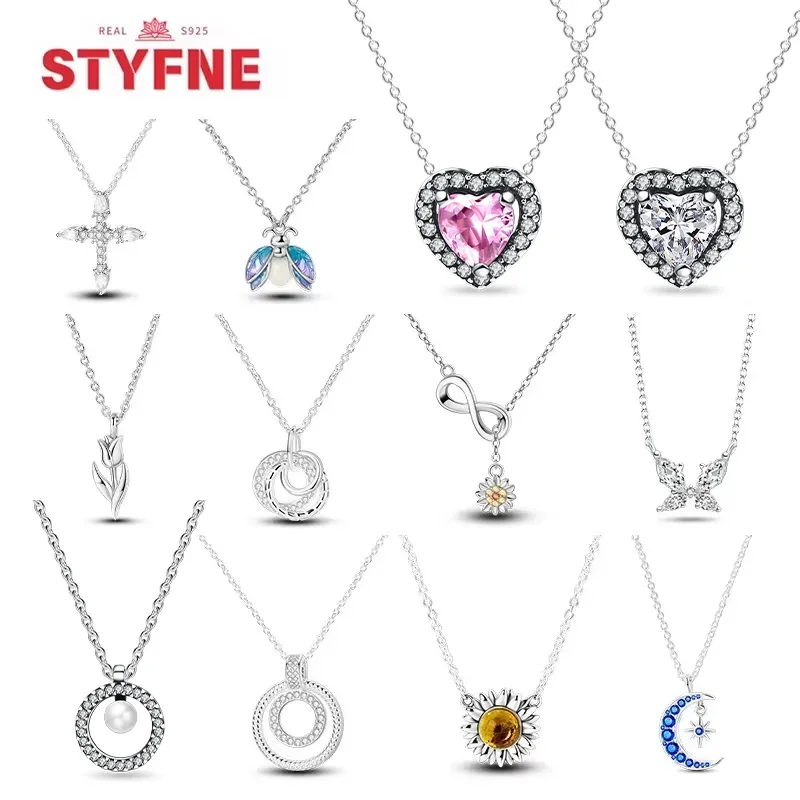 925 Sterling Silver Pearl Pendant Necklace Heart Shaped High Quality Exquisite Charm Necklace Jewelry Gift for Women Party Gifts
925 Sterling Silver Pearl Pendant Necklace Heart Shaped High Quality Exquisite Charm Necklace Jewelry Gift for Women Party Gifts