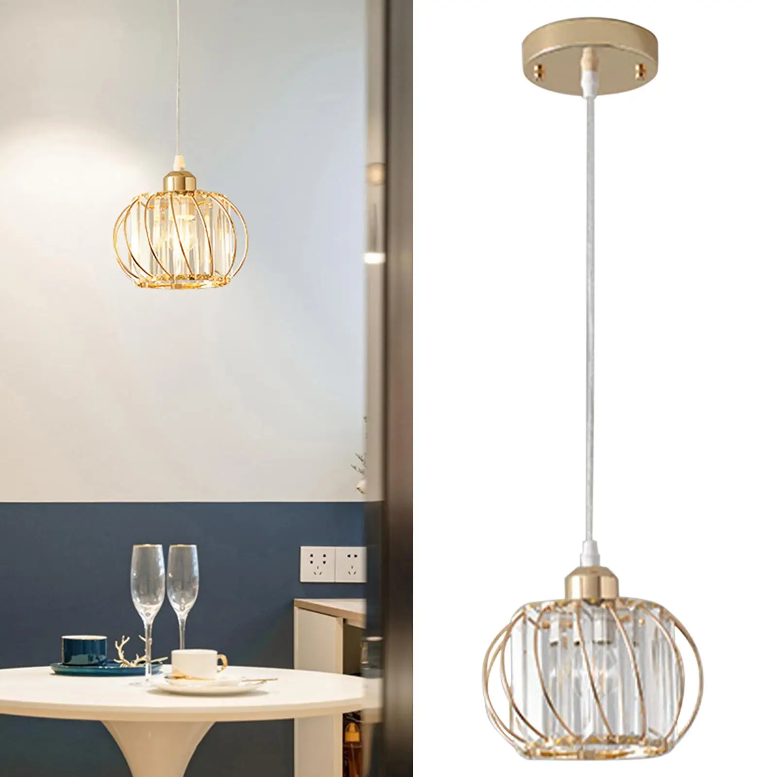 Crystal Chandelier Modern Pendant Light Hanging Ceiling Lamp Fixture for Kitchen
Crystal Chandelier Modern Pendant Light Hanging Ceiling Lamp Fixture for Kitchen
