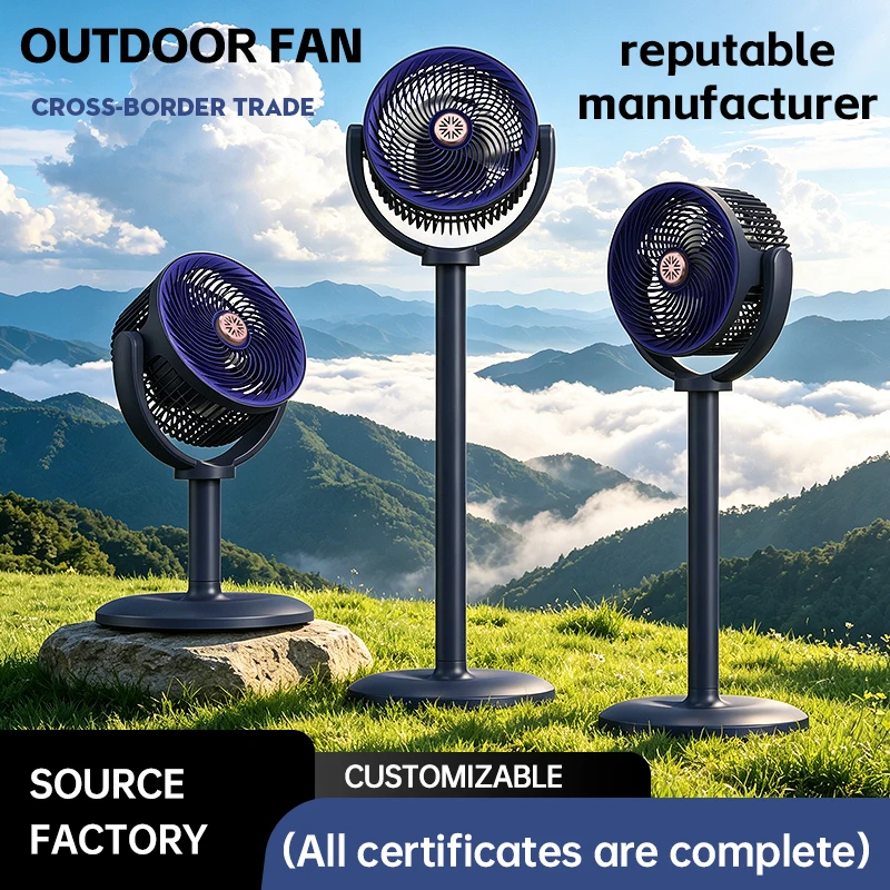 Air Circulating Fan Outdoor Fan Camping Fan Rechargeable Floor-standing Fan Adjustable Height Desktop Fan 5-gear Adjustment
Air Circulating Fan Outdoor Fan Camping Fan Rechargeable Floor-standing Fan Adjustable Height Desktop Fan 5-gear Adjustment