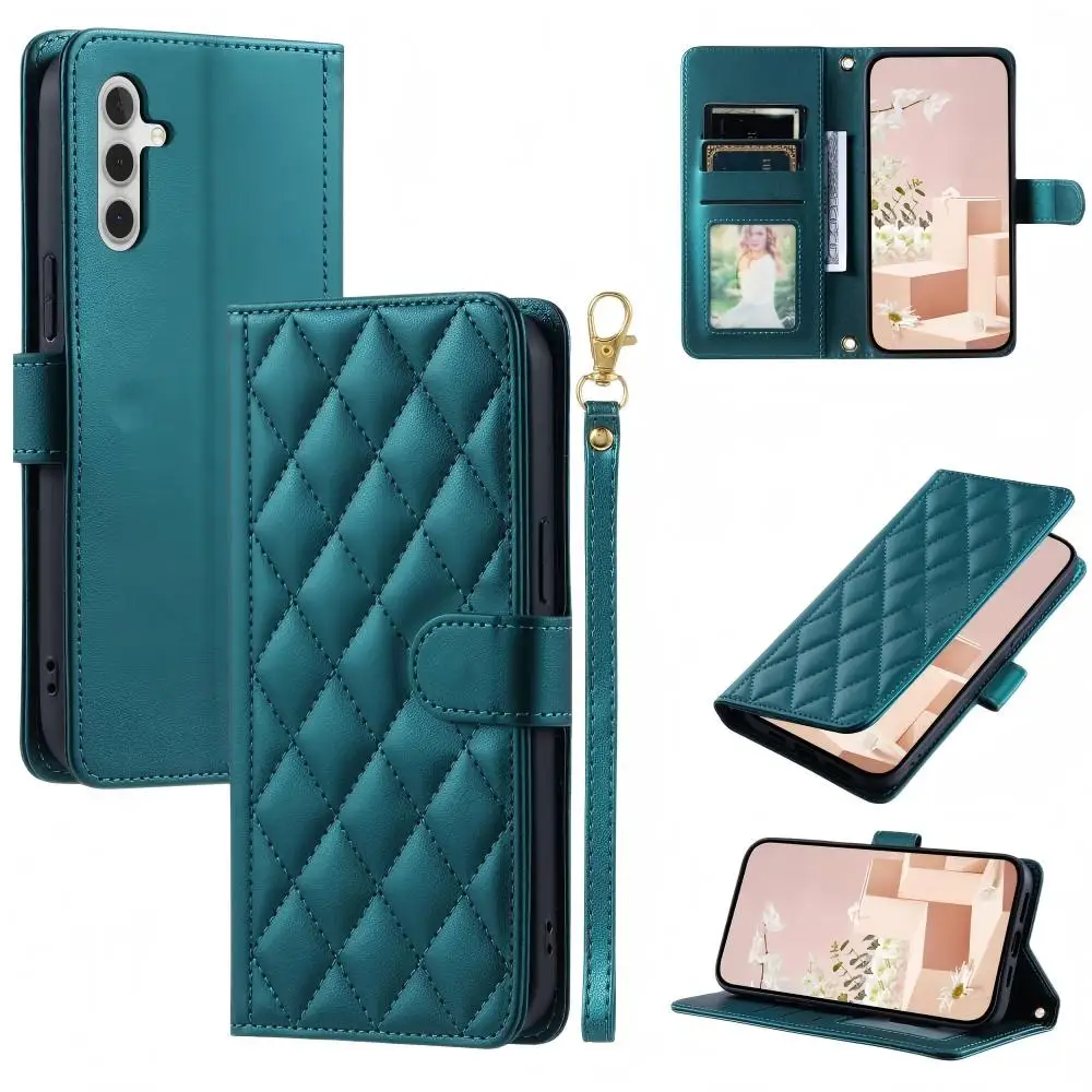 Flip Leather Grid Phone Case For Samsung Galaxy A05 A15 A35 A55 A14 A34 A54 5G Card Slot Protective Shell Shockproof Back Cover
Flip Leather Grid Phone Case For Samsung Galaxy A05 A15 A35 A55 A14 A34 A54 5G Card Slot Protective Shell Shockproof Back Cover