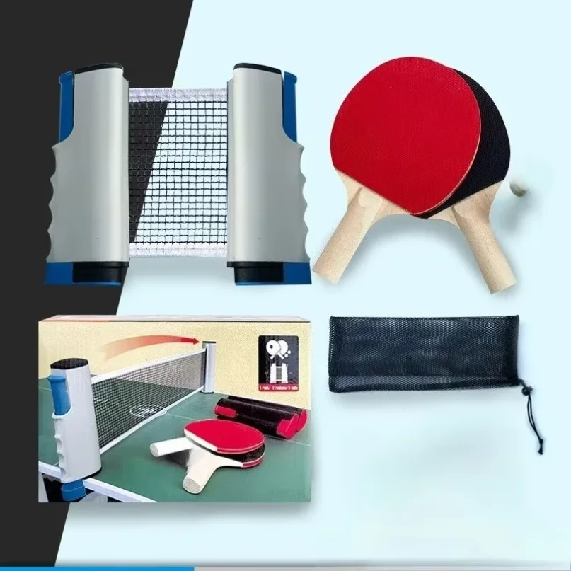Table Tennis Racket Combination Set Portable Mesh Column Household Standard Stretchable Table Tennis Mesh Rack Set Exercise.
Table Tennis Racket Combination Set Portable Mesh Column Household Standard Stretchable Table Tennis Mesh Rack Set Exercise.