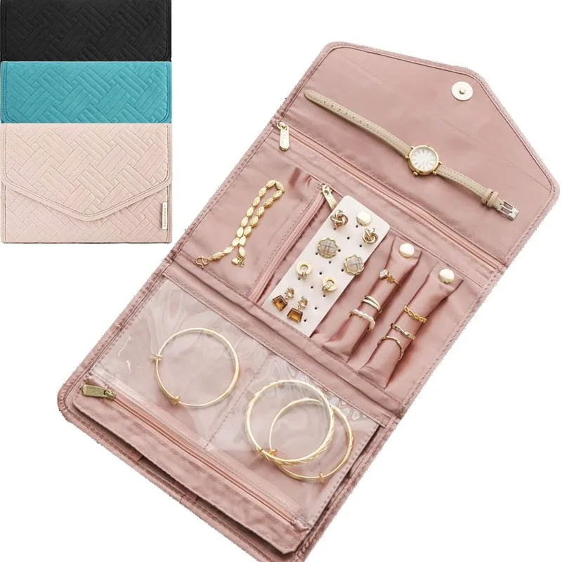 Foldable Portable Travel Jewelry Bag For Necklace Earrings Rings Jewelry Case Organizer Journey Storage Bags For Women Girls
Foldable Portable Travel Jewelry Bag For Necklace Earrings Rings Jewelry Case Organizer Journey Storage Bags For Women Girls