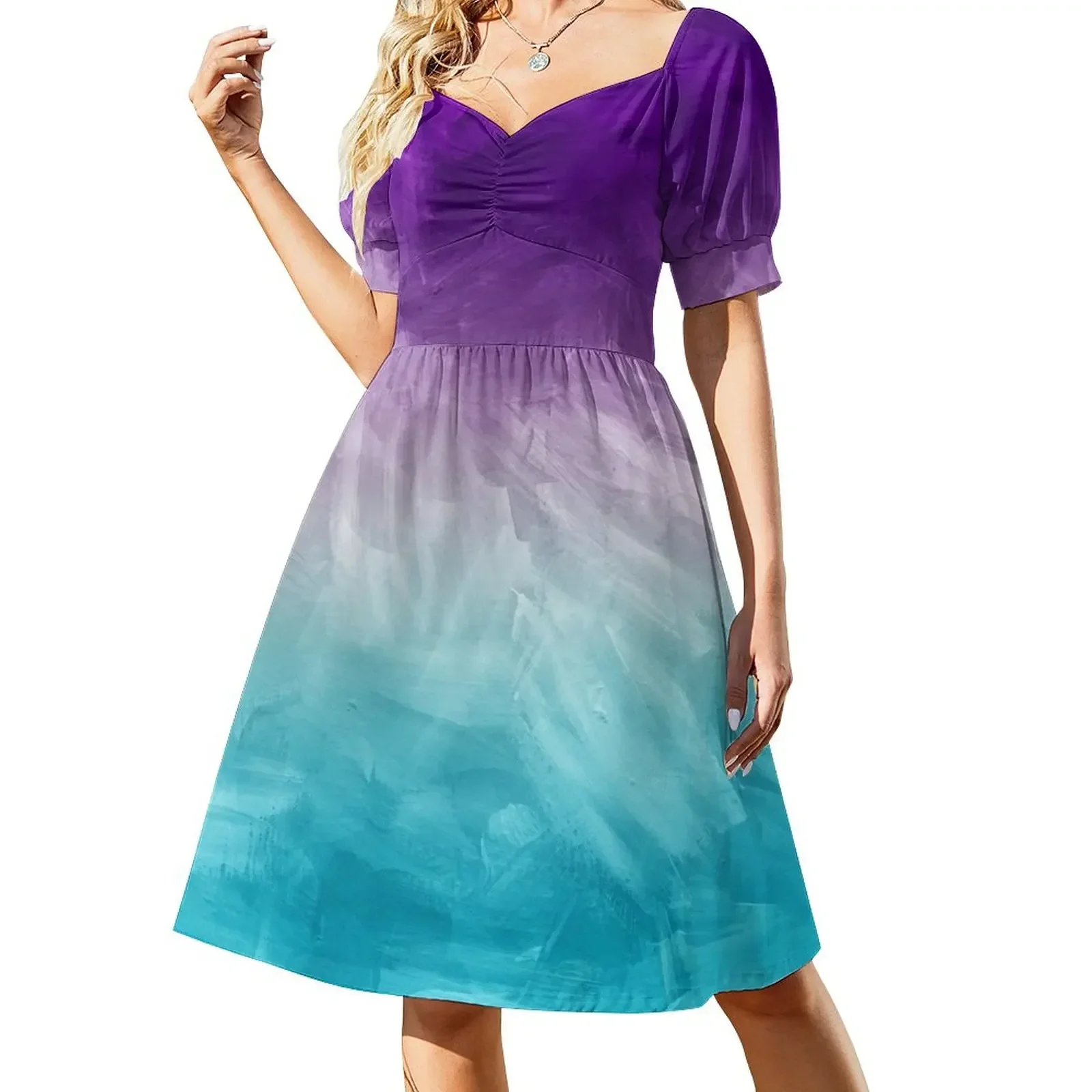 Abstract Watercolor Wash in Dark Purple and Blue Short-Sleeved Dress purple dress Womens dresses Dress
Abstract Watercolor Wash in Dark Purple and Blue Short-Sleeved Dress purple dress Womens dresses Dress