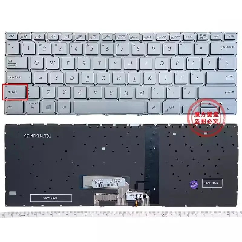 Новая клавиатура US для ASUS ZenBook flip 14 UX462 UX462DA UX462D UX462F UX462FA UM462 подсветка клавиатуры ноутбука
Новая клавиатура US для ASUS ZenBook flip 14 UX462 UX462DA UX462D UX462F UX462FA UM462 подсветка клавиатуры ноутбука