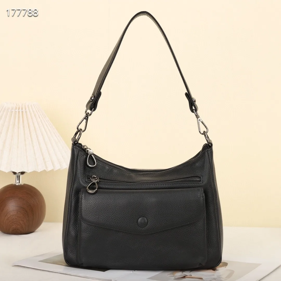 Casual Genuine Leather Shoulder Bag Small Real Cow Leather Handbag Woman Fashion Ladies Cowhide Crossbody Bag
Casual Genuine Leather Shoulder Bag Small Real Cow Leather Handbag Woman Fashion Ladies Cowhide Crossbody Bag