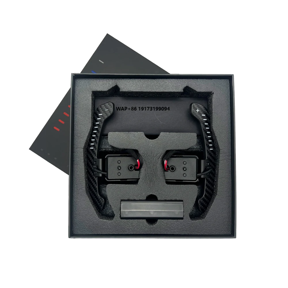 LED Carbon Fiber Shift Paddle for G22 G23 G80 G82 G83 G87 G30 G38 G11 G12 E60 Steering Wheel with Paddle Shift
LED Carbon Fiber Shift Paddle for G22 G23 G80 G82 G83 G87 G30 G38 G11 G12 E60 Steering Wheel with Paddle Shift