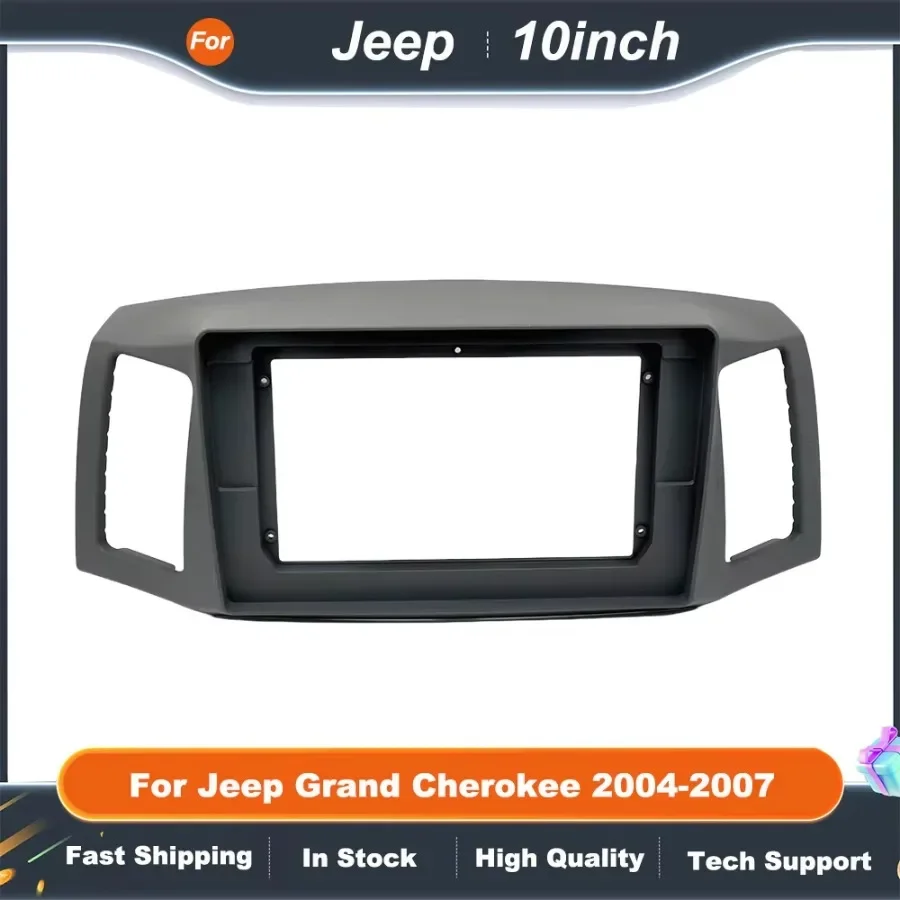 10 Inch Car Frame Fascia Adapter For Jeep Grand Cherokee 2004-2007 Canbus Box Android Radio Dash Fitting Panel Kit
10 Inch Car Frame Fascia Adapter For Jeep Grand Cherokee 2004-2007 Canbus Box Android Radio Dash Fitting Panel Kit