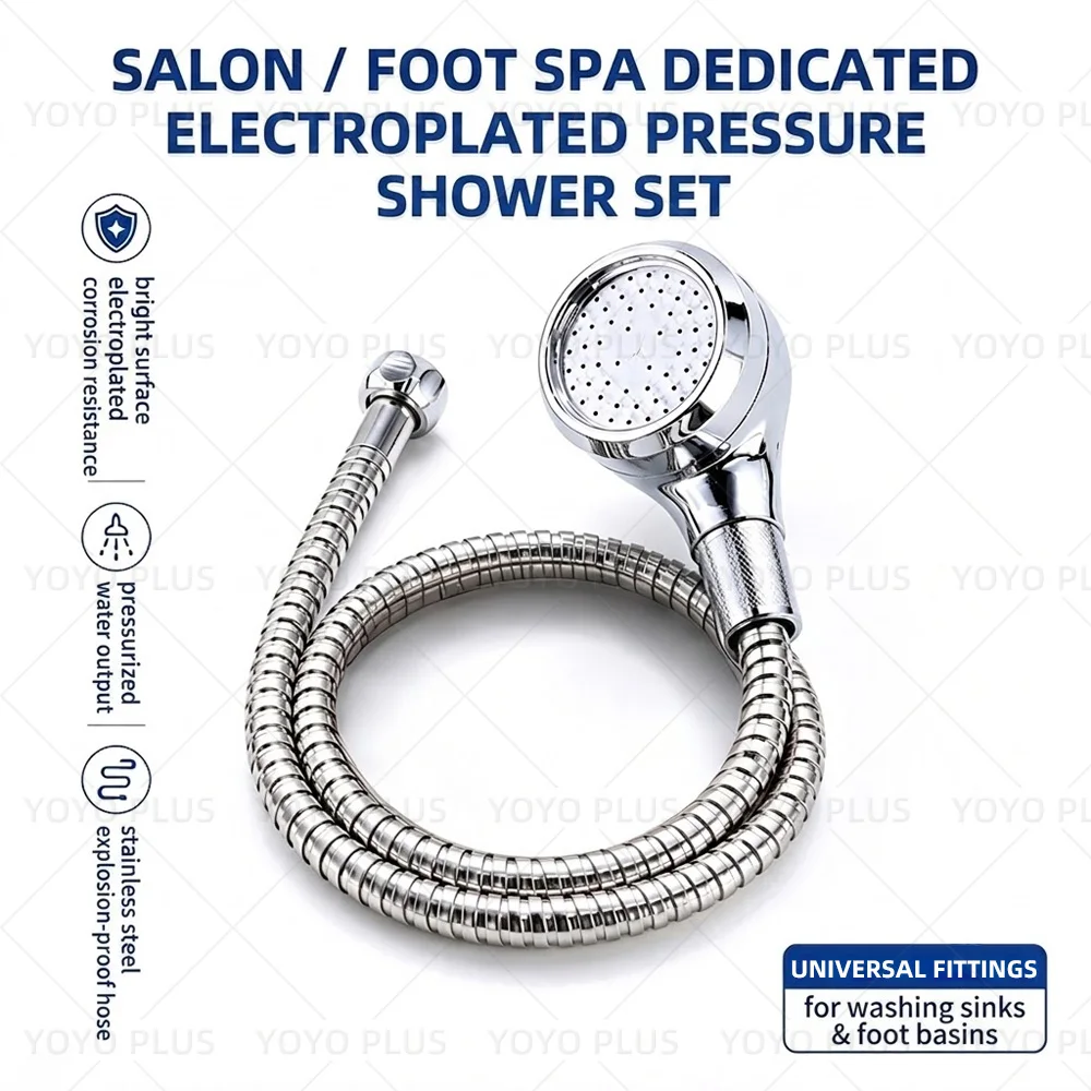 Salon Shower Head Water Saving for Shampoo And Washbasin Bathroom - Efficient Hair Washing Experience
Salon Shower Head Water Saving for Shampoo And Washbasin Bathroom - Efficient Hair Washing Experience