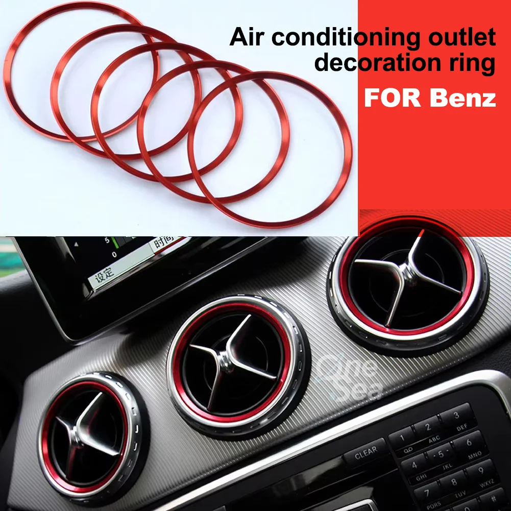 Angelguoguo For Mercedes Benz A/B/GLA/CLA Class Aluminium Alloy Air outlet sticker/Instrument Panel Air Outlet Decoration Ring
Angelguoguo For Mercedes Benz A/B/GLA/CLA Class Aluminium Alloy Air outlet sticker/Instrument Panel Air Outlet Decoration Ring