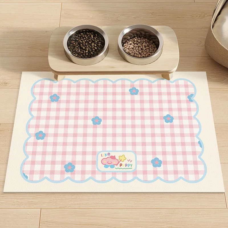 Pet Waterproof Carpet Cat Dog Eating Mat Pink Plaid Pvc Leather Non-slip Floor Mat Cute Sweet Home Decoration Rug for Kitchen
Pet Waterproof Carpet Cat Dog Eating Mat Pink Plaid Pvc Leather Non-slip Floor Mat Cute Sweet Home Decoration Rug for Kitchen