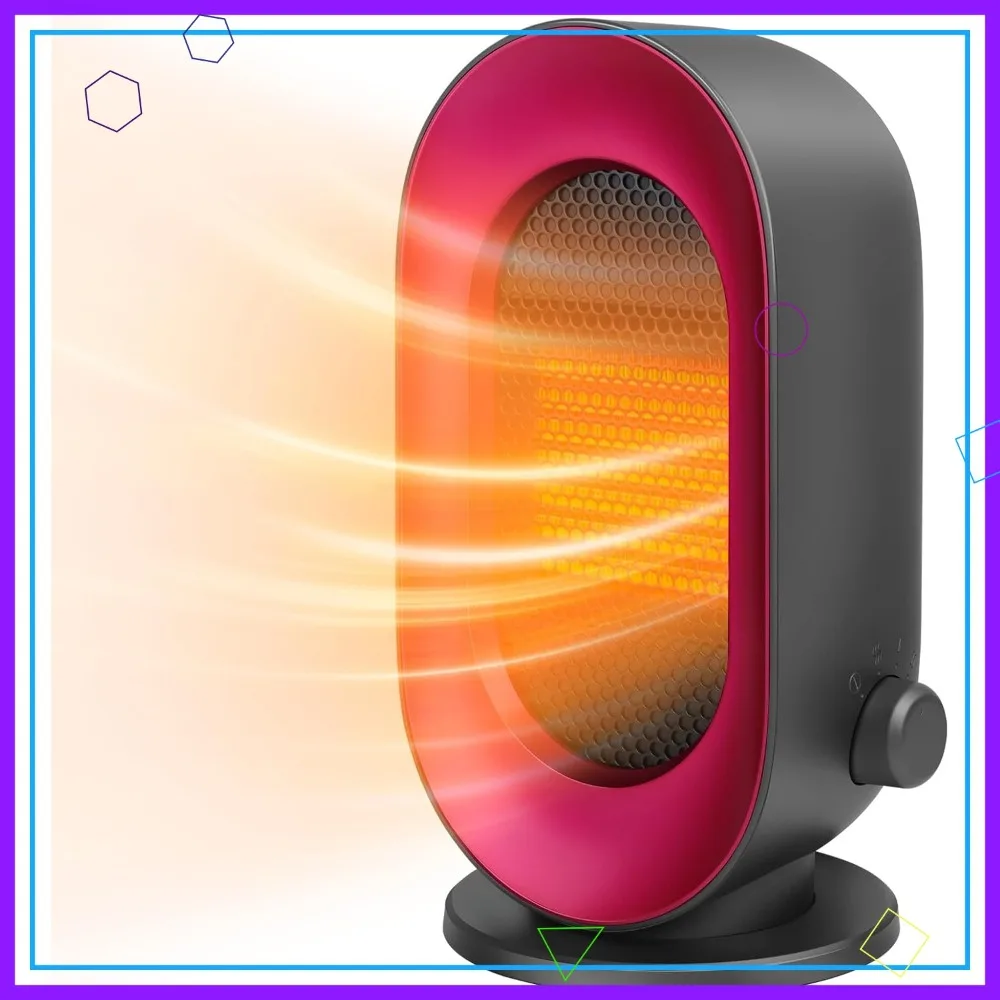 Portable Space Heater Indoor, Mini Electric Fan with 3 Modes, Overheating/Tip-over Protection for Office Home Use
Portable Space Heater Indoor, Mini Electric Fan with 3 Modes, Overheating/Tip-over Protection for Office Home Use