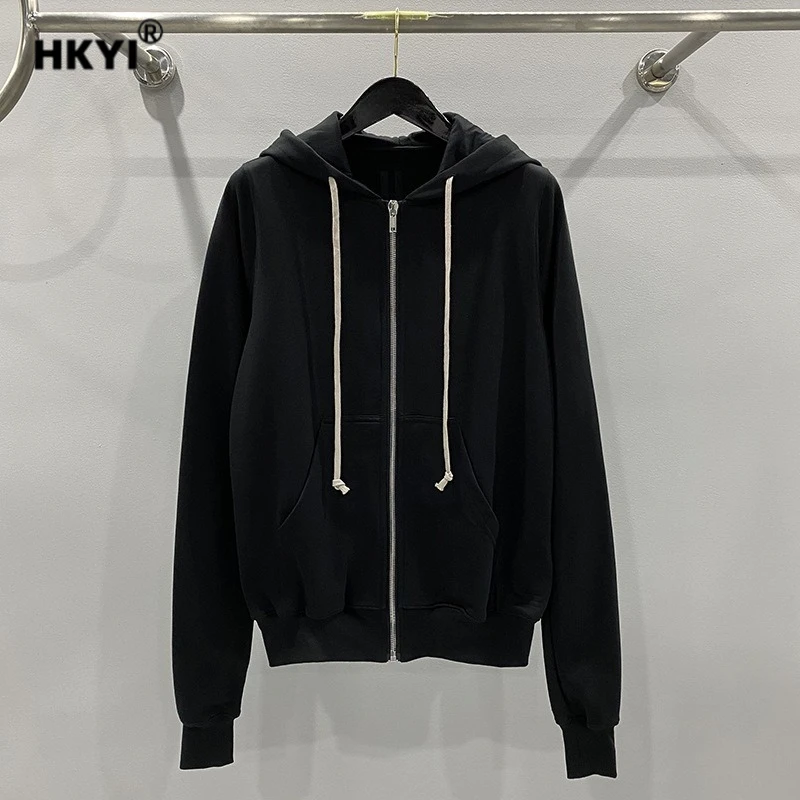 HKYI men's classic black zipper cardigan hooded long sleeved sweatshirt jacket for men hoodie streetwear men
HKYI men's classic black zipper cardigan hooded long sleeved sweatshirt jacket for men hoodie streetwear men