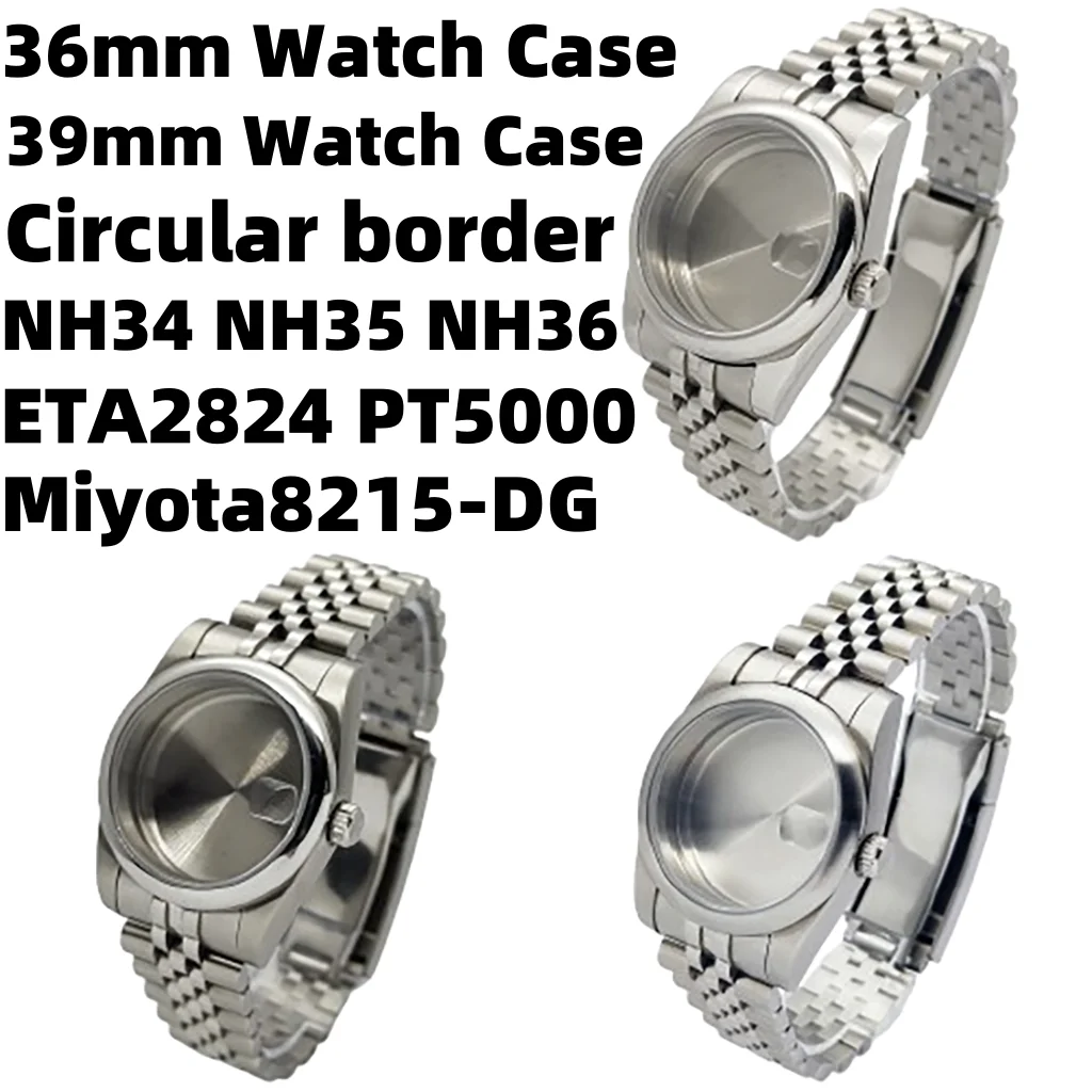 RICHUS NH35 Case 36/39mm Watch Case 100m Waterproof Fit NH34 NH35 NH36 ETA2824 PT5000 Miyota8215-DG Movement Watch Accessories
RICHUS NH35 Case 36/39mm Watch Case 100m Waterproof Fit NH34 NH35 NH36 ETA2824 PT5000 Miyota8215-DG Movement Watch Accessories