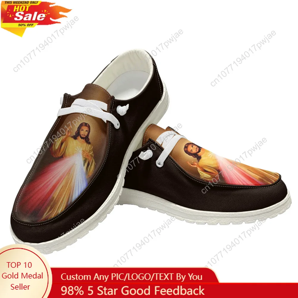 DIY Christian God Religion Jesus Printed Cross Casual Shoes Mens Womans Flat Shoe Breathable Outdoor Flat Casual Shoes
DIY Christian God Religion Jesus Printed Cross Casual Shoes Mens Womans Flat Shoe Breathable Outdoor Flat Casual Shoes