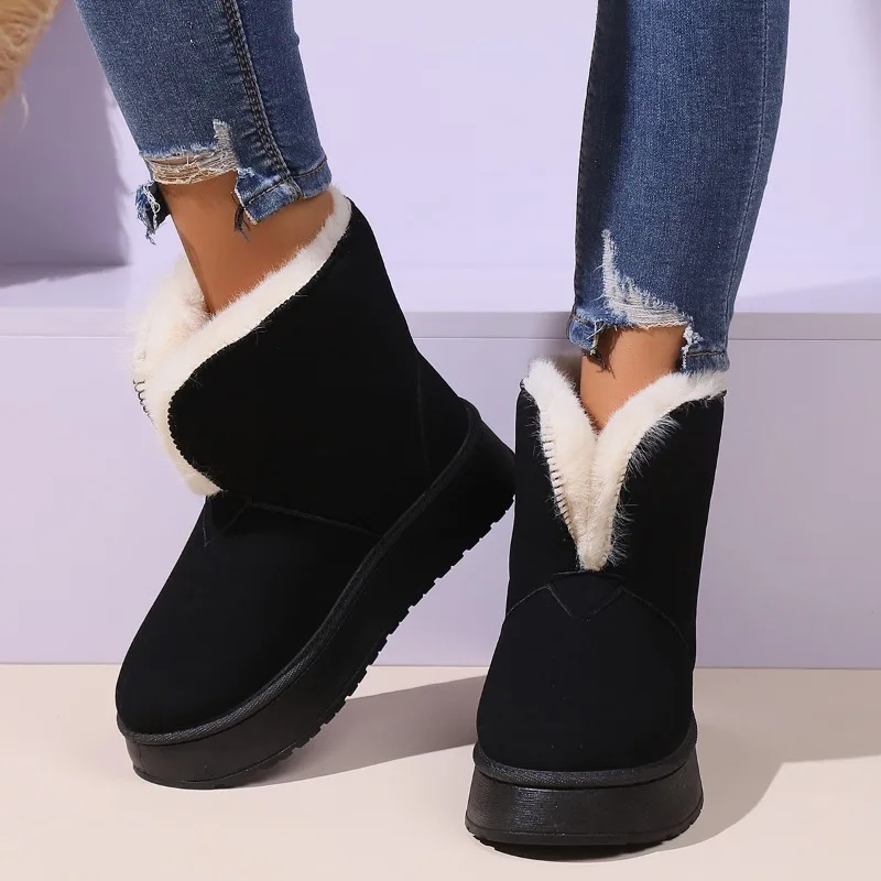 Women Winter Slippers Warm Plush Slip-on Couples Home Floor Shoes Anti-slip Comfortable Flats Female Soft Faux Fur Boots Plus 41
Women Winter Slippers Warm Plush Slip-on Couples Home Floor Shoes Anti-slip Comfortable Flats Female Soft Faux Fur Boots Plus 41