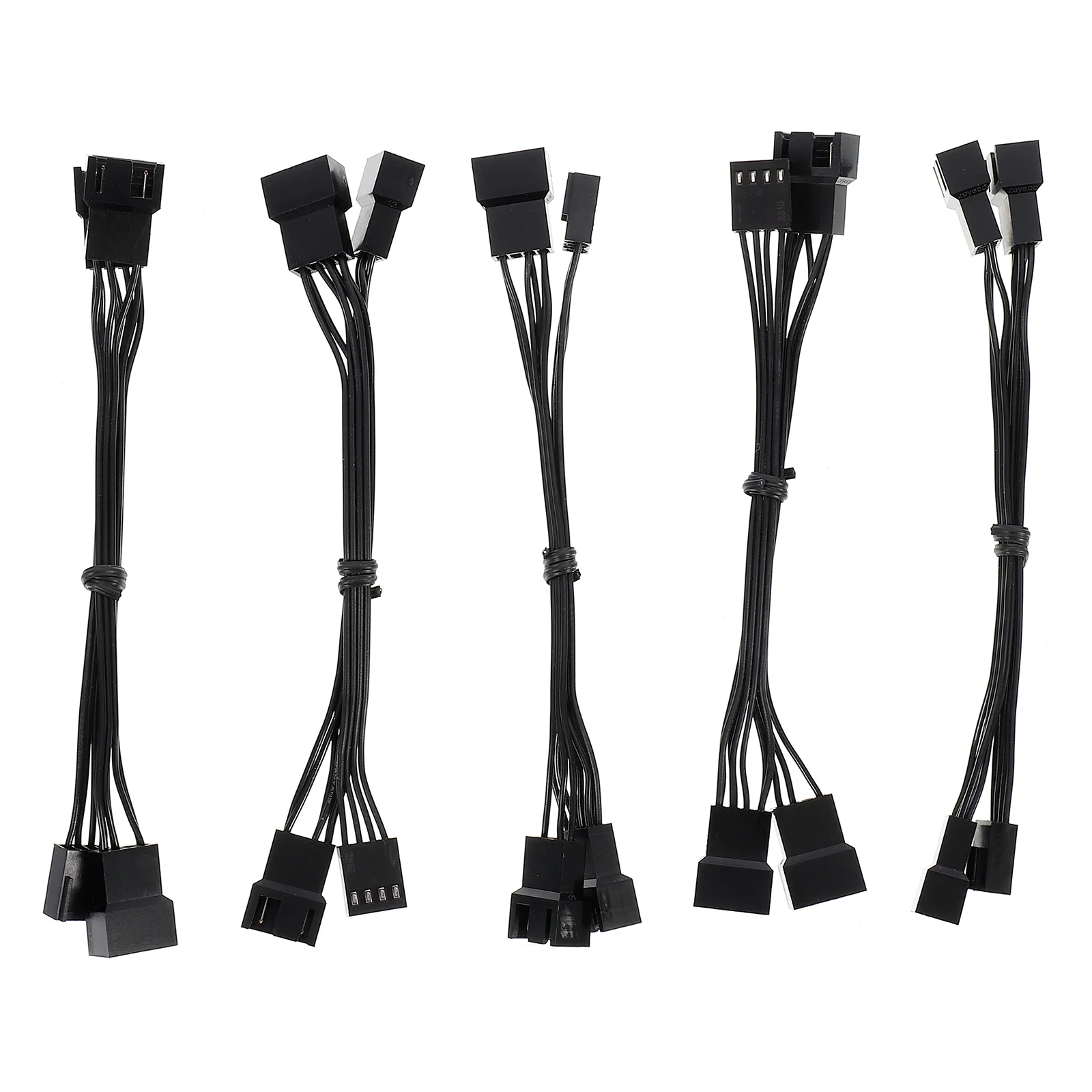 5Pcs CPU Adapter Cable Fan Splitter Black Bundle for Pc Fan Temperature Control Extension Computer Connector
5Pcs CPU Adapter Cable Fan Splitter Black Bundle for Pc Fan Temperature Control Extension Computer Connector