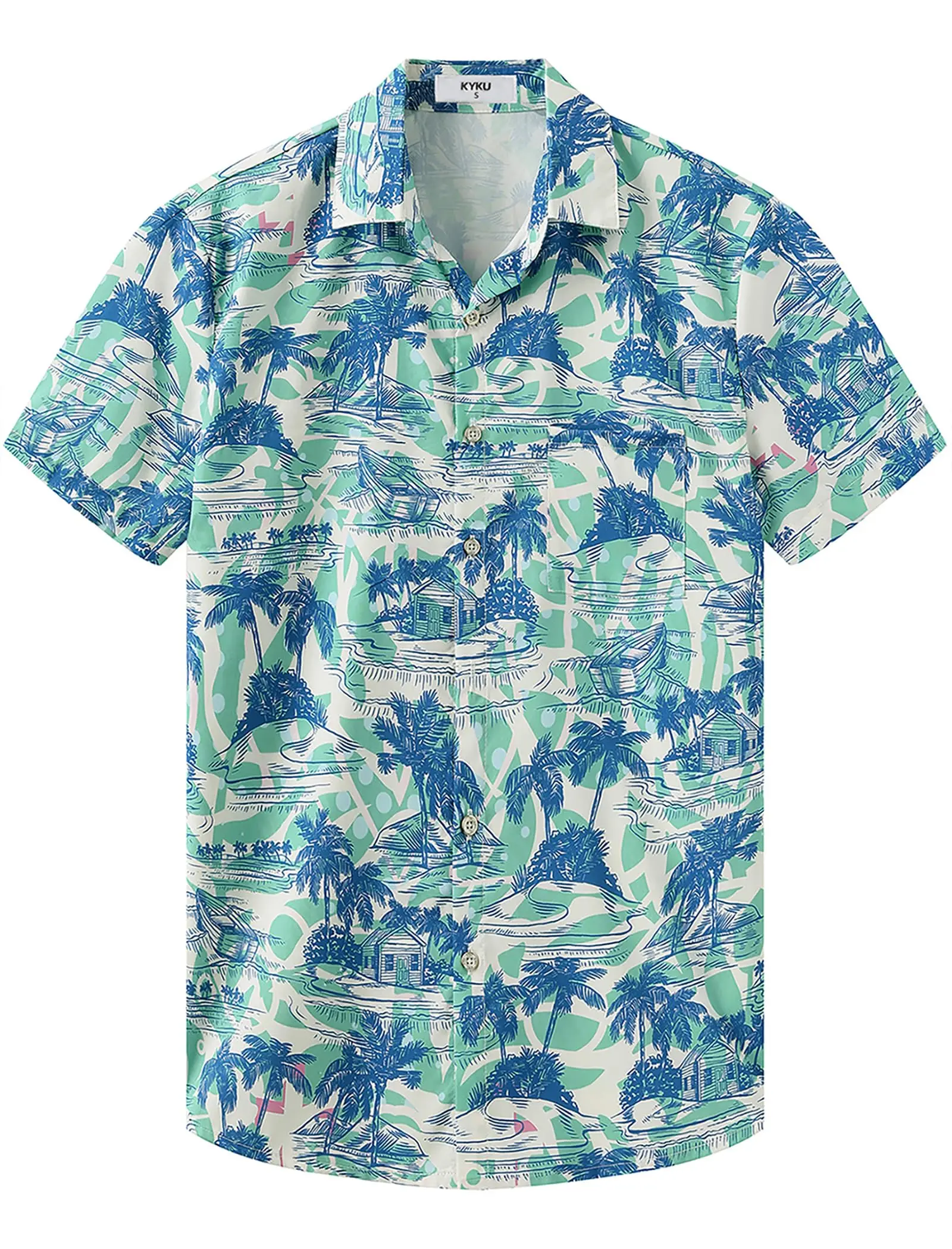 KYKU Hawaiian Mens Shirts Casual: Beach Vacation Tropical Mens Button Down Short Sleeve Shirt with Pocket
KYKU Hawaiian Mens Shirts Casual: Beach Vacation Tropical Mens Button Down Short Sleeve Shirt with Pocket
