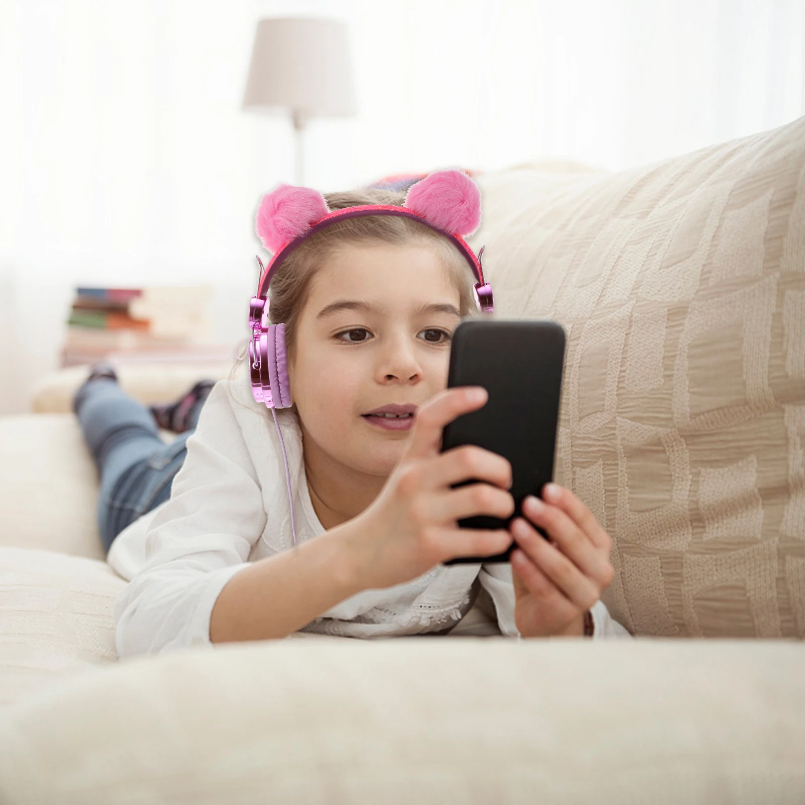 Cat Ear Headphones Kids Wireless over Headset with Mic Noise Cancelling Ear-mounted Headphonesfor
Cat Ear Headphones Kids Wireless over Headset with Mic Noise Cancelling Ear-mounted Headphonesfor