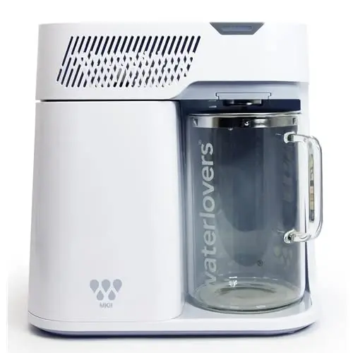 MK2 Countertop Water Distiller for Home - Heavy-Duty 2.8L Glass Collection Jar with Stainless Steel Lid - Advanced Design
MK2 Countertop Water Distiller for Home - Heavy-Duty 2.8L Glass Collection Jar with Stainless Steel Lid - Advanced Design