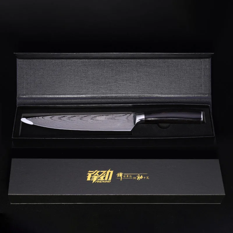 FINDKING Kitchen Knife 7Cr17MoV Steel 8 Inch Chef Cleaver Slicing Sashimi Fish Sushi Knife Wood Handle Cooking Tool China Messer
FINDKING Kitchen Knife 7Cr17MoV Steel 8 Inch Chef Cleaver Slicing Sashimi Fish Sushi Knife Wood Handle Cooking Tool China Messer