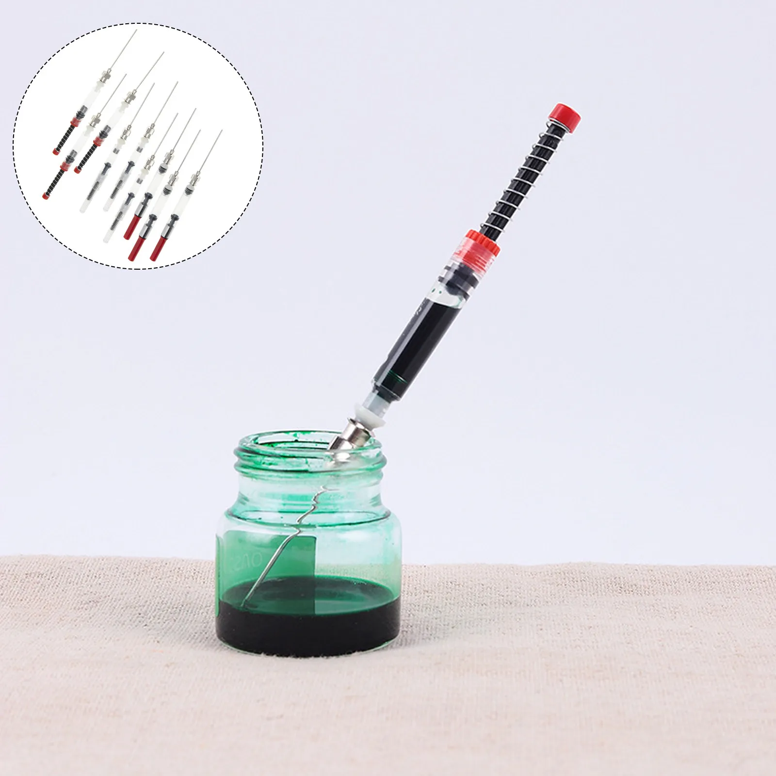 9Pcs Fountain Pen Ink Absorber Tool Professional Ink Fill Assistant Reusable Spring Converter for Korean School Supplies Office
9Pcs Fountain Pen Ink Absorber Tool Professional Ink Fill Assistant Reusable Spring Converter for Korean School Supplies Office