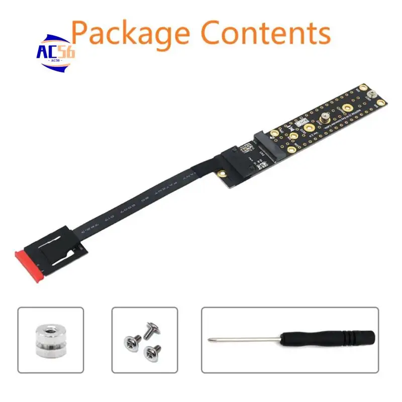 AC56-Adapter на карту NGFF M.2 Key AE «папа» на ключ M «мама» с кабелем M2 KEY AE к NVME для 2230 2242 2260 2280
AC56-Adapter на карту NGFF M.2 Key AE «папа» на ключ M «мама» с кабелем M2 KEY AE к NVME для 2230 2242 2260 2280