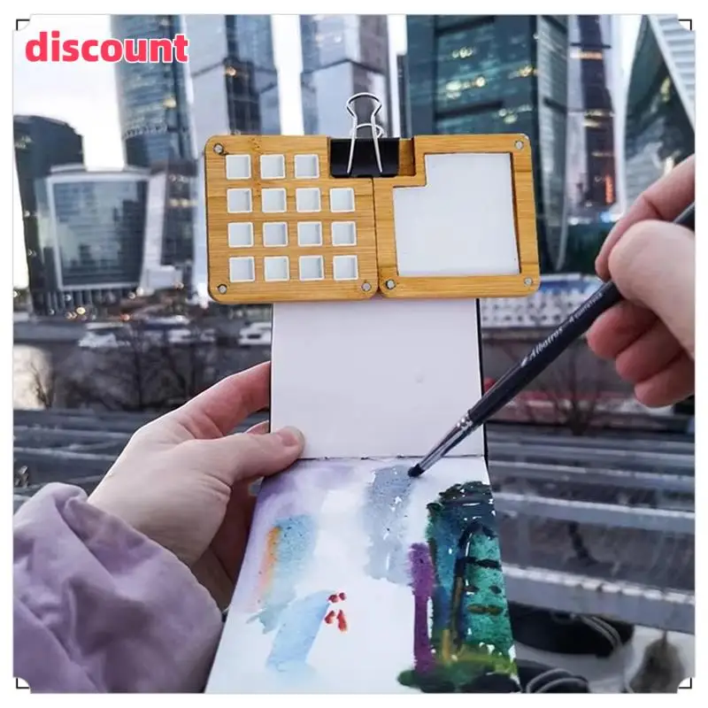 Excellenttqualityy-15 Grid Портативная палитра для рисования, мини-коробка для цветов орехового дерева, дорожный акварельный чехол для рисования
Excellenttqualityy-15 Grid Портативная палитра для рисования, мини-коробка для цветов орехового дерева, дорожный акварельный чехол для рисования