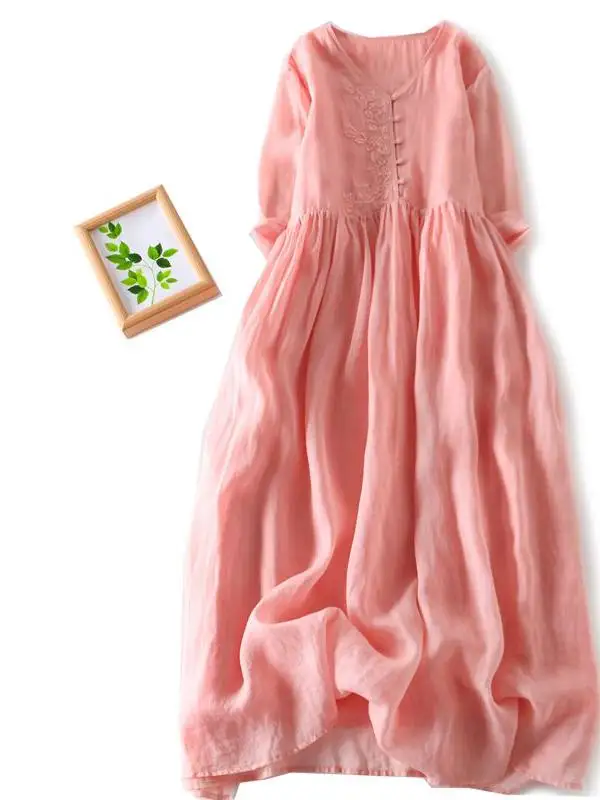 Japanese Style plus Size Summer Embroidered Dress Women's Open Cardigan Slimming Double Layer A-Line Long Skirt Trendy
Japanese Style plus Size Summer Embroidered Dress Women's Open Cardigan Slimming Double Layer A-Line Long Skirt Trendy