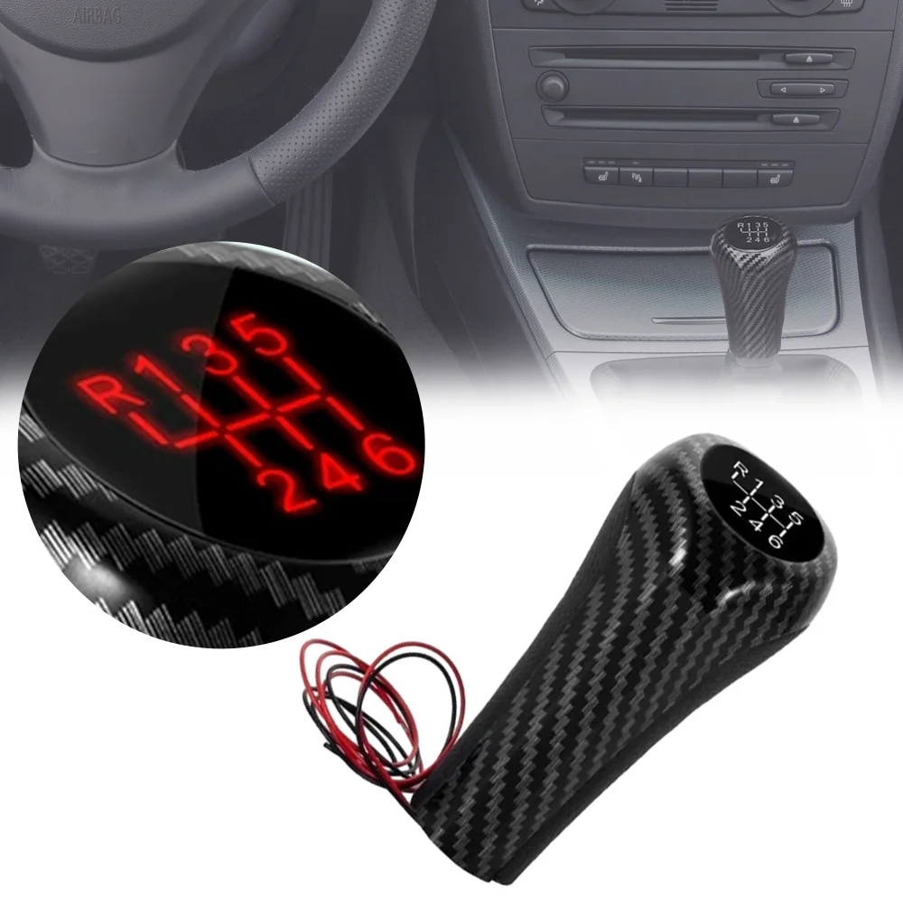 LED Light 5 6 Speed Gear Shift Knob Shifter Lever Handball for E81 E82 E87 E88 E90 E91 E92 E93 E60 E61X1 X3 X5 X6 M3 M4 M5 LHD
LED Light 5 6 Speed Gear Shift Knob Shifter Lever Handball for E81 E82 E87 E88 E90 E91 E92 E93 E60 E61X1 X3 X5 X6 M3 M4 M5 LHD