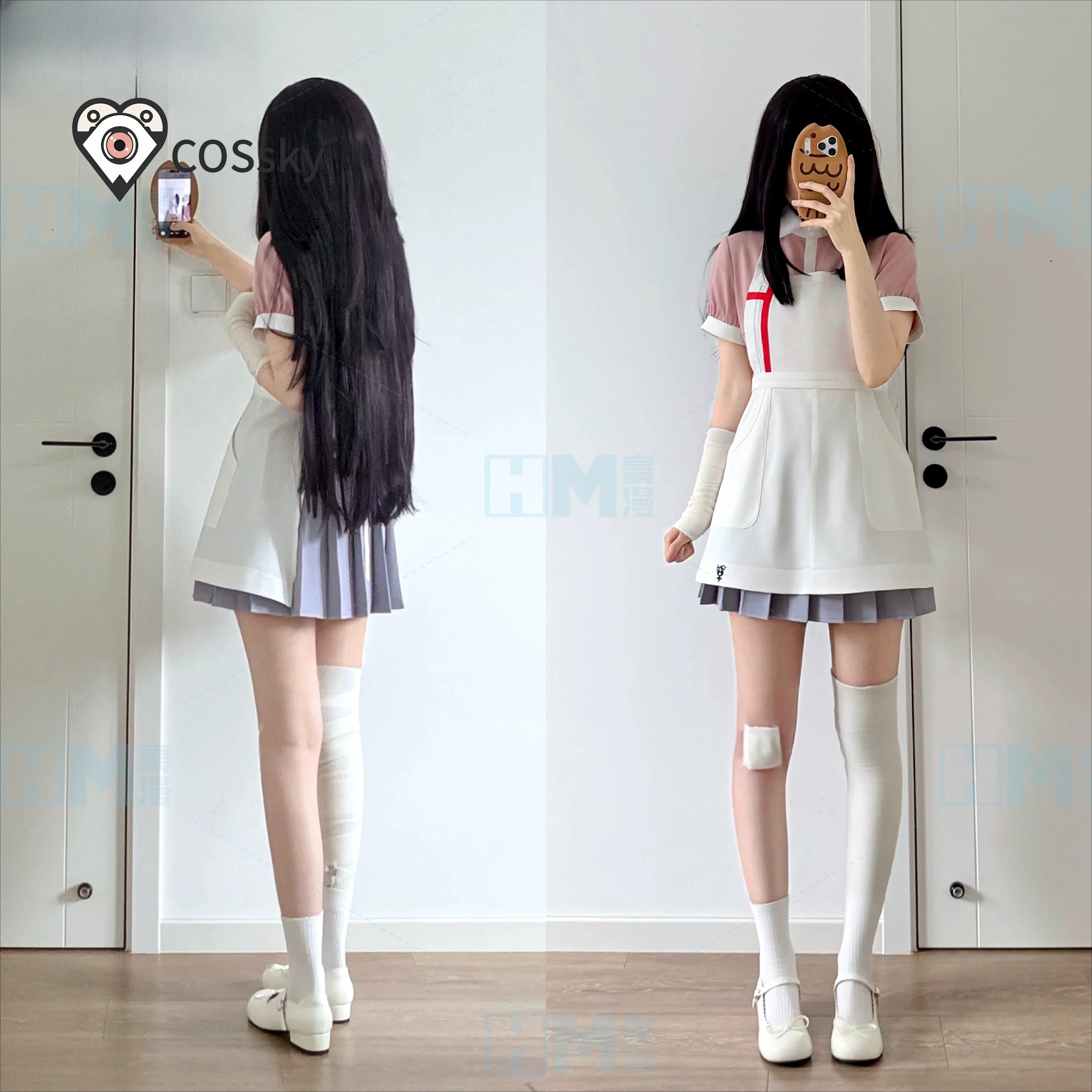 Danganronpa 2 Mikan Tsumiki Cosplay Costume Anime Mikan Tsumiki New Lolita Pink Sweet Top Skirt Sock Halloween Party Girl Suit
Danganronpa 2 Mikan Tsumiki Cosplay Costume Anime Mikan Tsumiki New Lolita Pink Sweet Top Skirt Sock Halloween Party Girl Suit