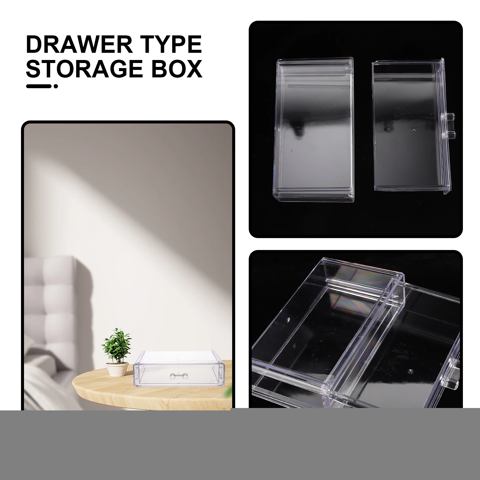 Transparent Storage Box Container Jewelry Case Makeup ganizer Drawers Desktop Units Stationery Holder Material
Transparent Storage Box Container Jewelry Case Makeup ganizer Drawers Desktop Units Stationery Holder Material