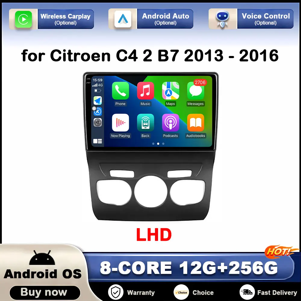 10 inch for Citroen C4 2 B7 2013 2014 - 2016 Left Hand Drive Car Video Player Android Auto 2.5D Touch Screen BT WiFi DSP Stereo
10 inch for Citroen C4 2 B7 2013 2014 - 2016 Left Hand Drive Car Video Player Android Auto 2.5D Touch Screen BT WiFi DSP Stereo
