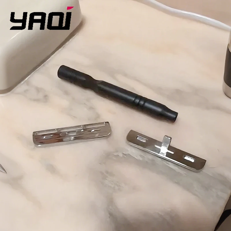 2026 Hot Sale!YAQI Chrome And Black Color Aluminum Handle Light Weight AC Blade Excalibur Single-edged Mens Shaving Safety Razor
2026 Hot Sale!YAQI Chrome And Black Color Aluminum Handle Light Weight AC Blade Excalibur Single-edged Mens Shaving Safety Razor
