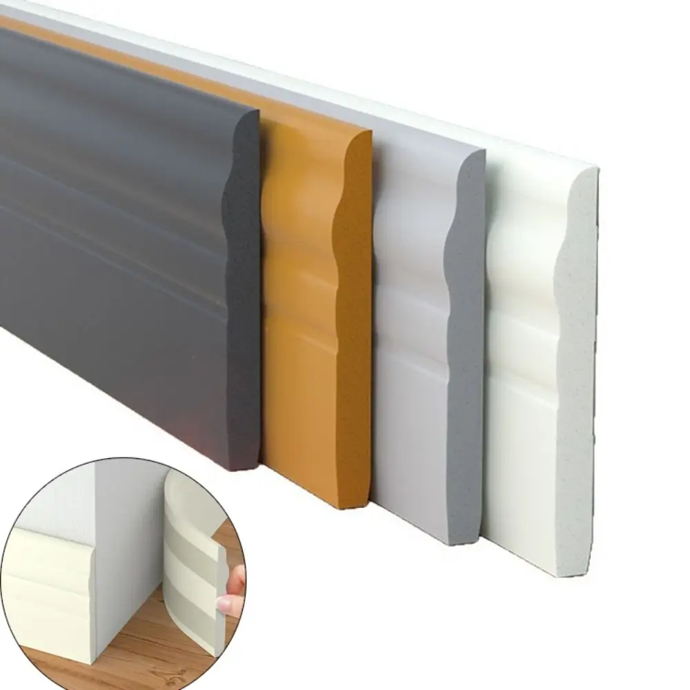 DIY Thickened Wall Baseboard Self Adhesive Flexible Skirting Line Anti-collision Soft Corner Line Living Room
DIY Thickened Wall Baseboard Self Adhesive Flexible Skirting Line Anti-collision Soft Corner Line Living Room