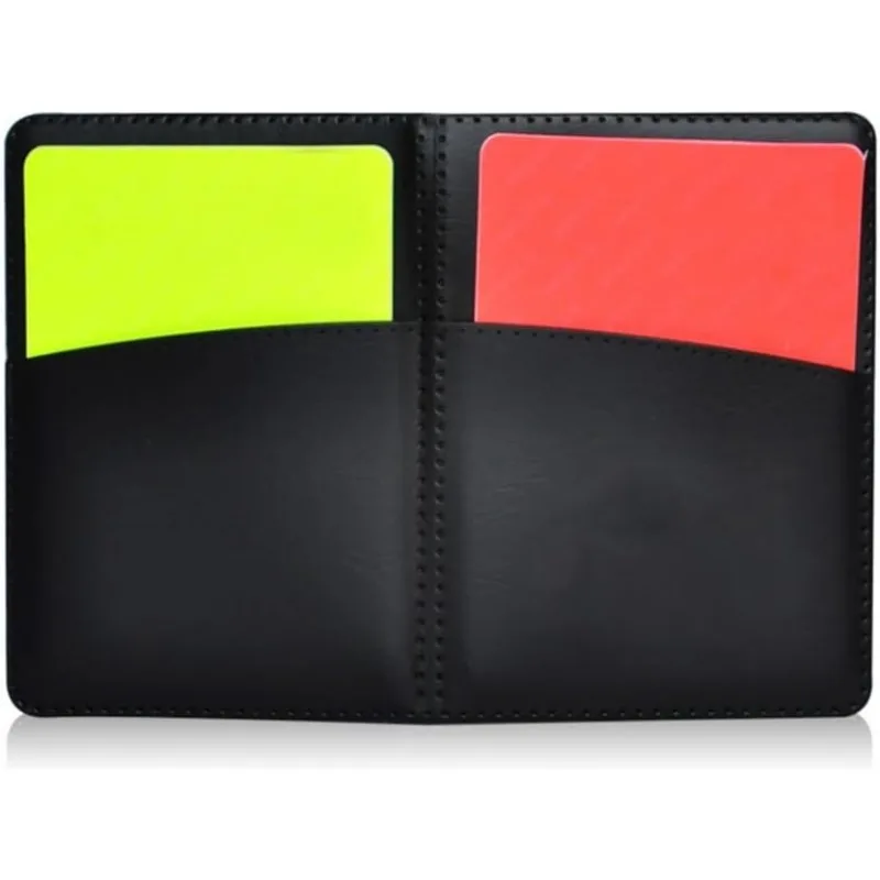 MiOYOOW Soccer Referee Card Set, 2PCS Red Yellow Cards with PU Leather Noteook Football Referee Accessories for Football Soccer
MiOYOOW Soccer Referee Card Set, 2PCS Red Yellow Cards with PU Leather Noteook Football Referee Accessories for Football Soccer