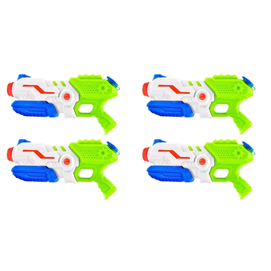 Super Water Blaster 4-Pack High Capacity Water Soaker Toys for and Adults Shoots Up to 36 Ft Summer Outdoor Pool and Beach Fun
Super Water Blaster 4-Pack High Capacity Water Soaker Toys for and Adults Shoots Up to 36 Ft Summer Outdoor Pool and Beach Fun
