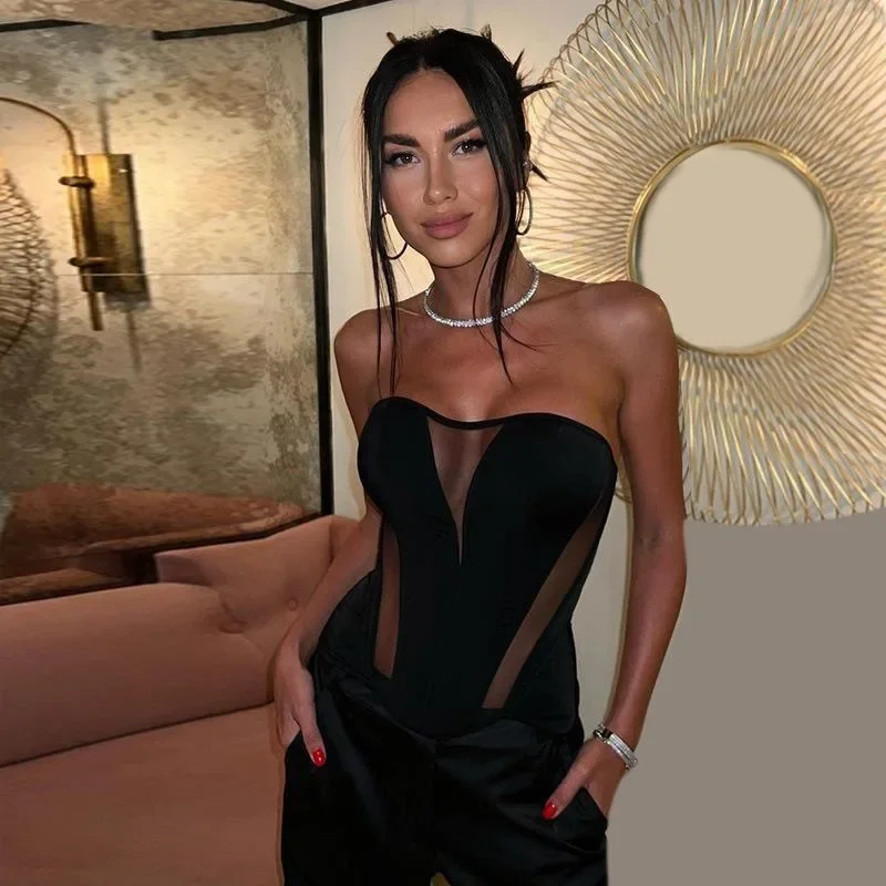 2025 New Elegant Summer Shapewear Tube Top Sexy Fishbone All-match Mesh Bodycon Vest Polyester Blend
2025 New Elegant Summer Shapewear Tube Top Sexy Fishbone All-match Mesh Bodycon Vest Polyester Blend