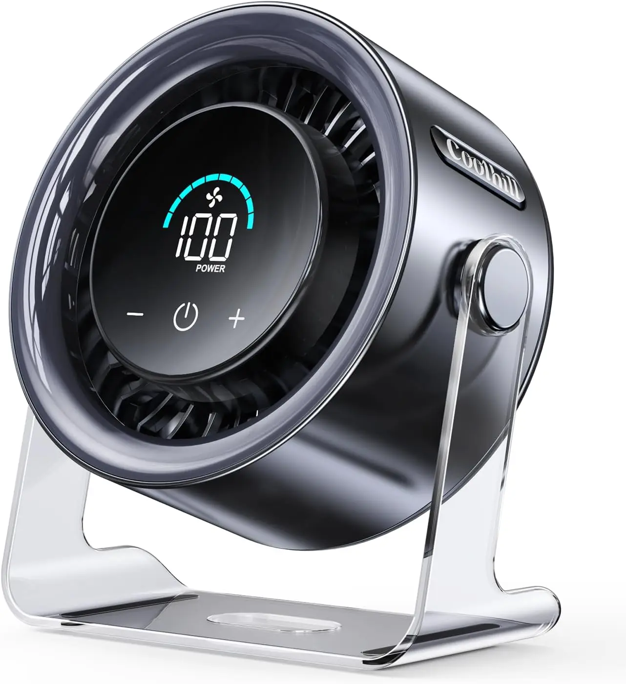 USB Desk Fan for Bedroom: 100 Speeds Digital Display Quiet Table Fan with Turbo Airflow, 120° Rotating Rechargeable Battery
USB Desk Fan for Bedroom: 100 Speeds Digital Display Quiet Table Fan with Turbo Airflow, 120° Rotating Rechargeable Battery