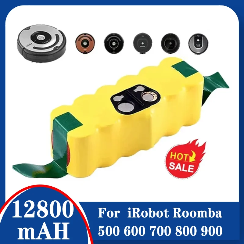 12800mAh 14.4V Replacement NI-Mh Battery lpega for iRobot Roomba 500 600 700 800 Series roomba 530 555 560 581 620 650 760 880
12800mAh 14.4V Replacement NI-Mh Battery lpega for iRobot Roomba 500 600 700 800 Series roomba 530 555 560 581 620 650 760 880