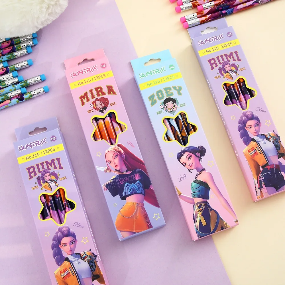 12/48pcs New Cartoon Girl pencils with eraser, student specific pencils study stationery supplies, 1 box of 12 pens student gift
12/48pcs New Cartoon Girl pencils with eraser, student specific pencils study stationery supplies, 1 box of 12 pens student gift