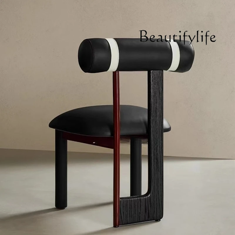 Italian minimalist Nordic dining chair home modern minimalist desk high-end designer backrest makeup chair
Italian minimalist Nordic dining chair home modern minimalist desk high-end designer backrest makeup chair