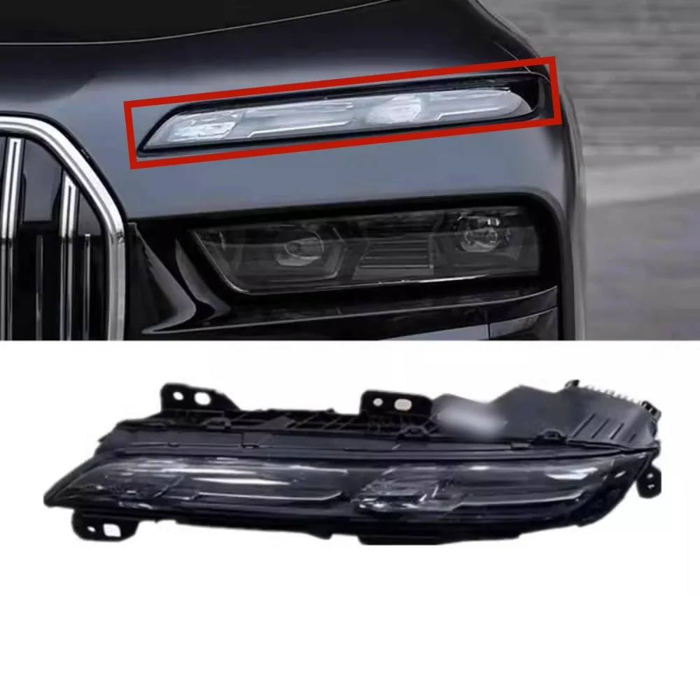 Дневные ходовые огни дневного света для BMW 7 серии G70 735li 740, модифицированные светодиодные DRL, фонарь переднего бампера, автомобильные аксессуары
Дневные ходовые огни дневного света для BMW 7 серии G70 735li 740, модифицированные светодиодные DRL, фонарь переднего бампера, автомобильные аксессуары